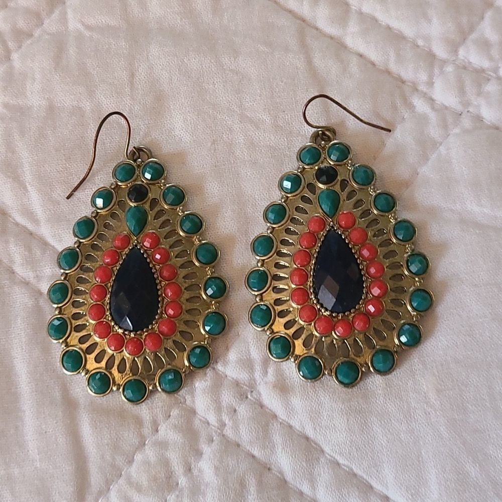Vintage 90s Teardrop Earrings